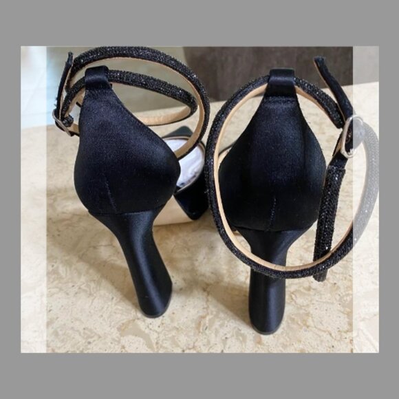 Badgley Mischka Eliana Embellished Satin Cocktail Pumps (Orig $275) w/tax (9.5) - Picture 5 of 8